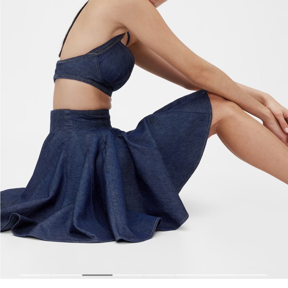 Brand new with tags Gap Studio denim bralette xxs - Picture 3 of 10